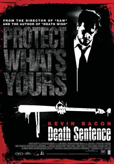 Death Sentence poster - คนคลั่ง...ฆ่า สั่ง ตาย โปสเตอร์