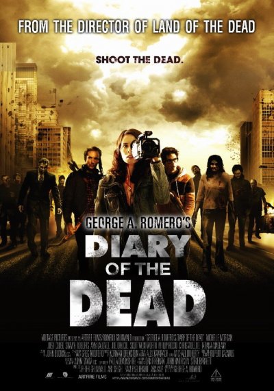 Diary of the Dead poster - ไดอารี่แห่งความตาย โปสเตอร์