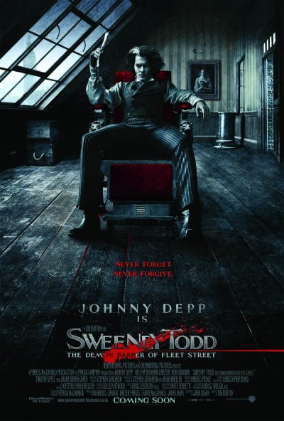 Sweeney Todd poster - สวีนนีย์ ท็อดด์ บาร์เบอร์หฤโหดแห่งฟลีทสตรีท โปสเตอร์
