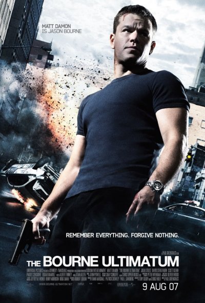 The Bourne Ultimatum poster - ปิดเกมล่าจารชน คนอันตราย โปสเตอร์