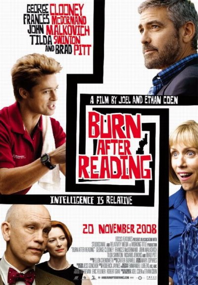 Burn After Reading poster - ยกขบวนป่วนซีไอเอ โปสเตอร์