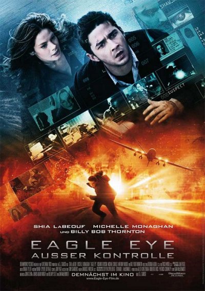 Eagle Eye poster - อีเกิล อาย แผนสังหารพลิกนรก โปสเตอร์