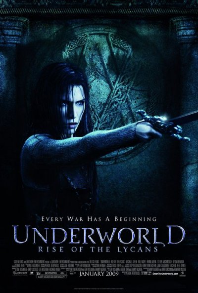 Underworld: Rise of the Lycans poster - สงครามโค่นพันธุ์อสูร 3 ปลดแอกจอมทัพอสูร โปสเตอร์