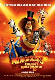 Madagascar 3: Europe's Most Wanted poster