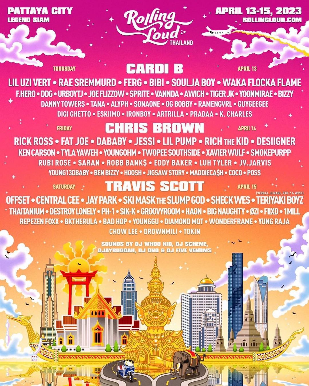 IG ซาร่า คาซิงกีนี พรุ่งนี้เตรียมกดบัตรกันเลย กับ Rolling Loud Thaila