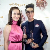 บรรยากาศงานประกาศผลรางวัล ท็อป อวอร์ดส์ ปี 2012